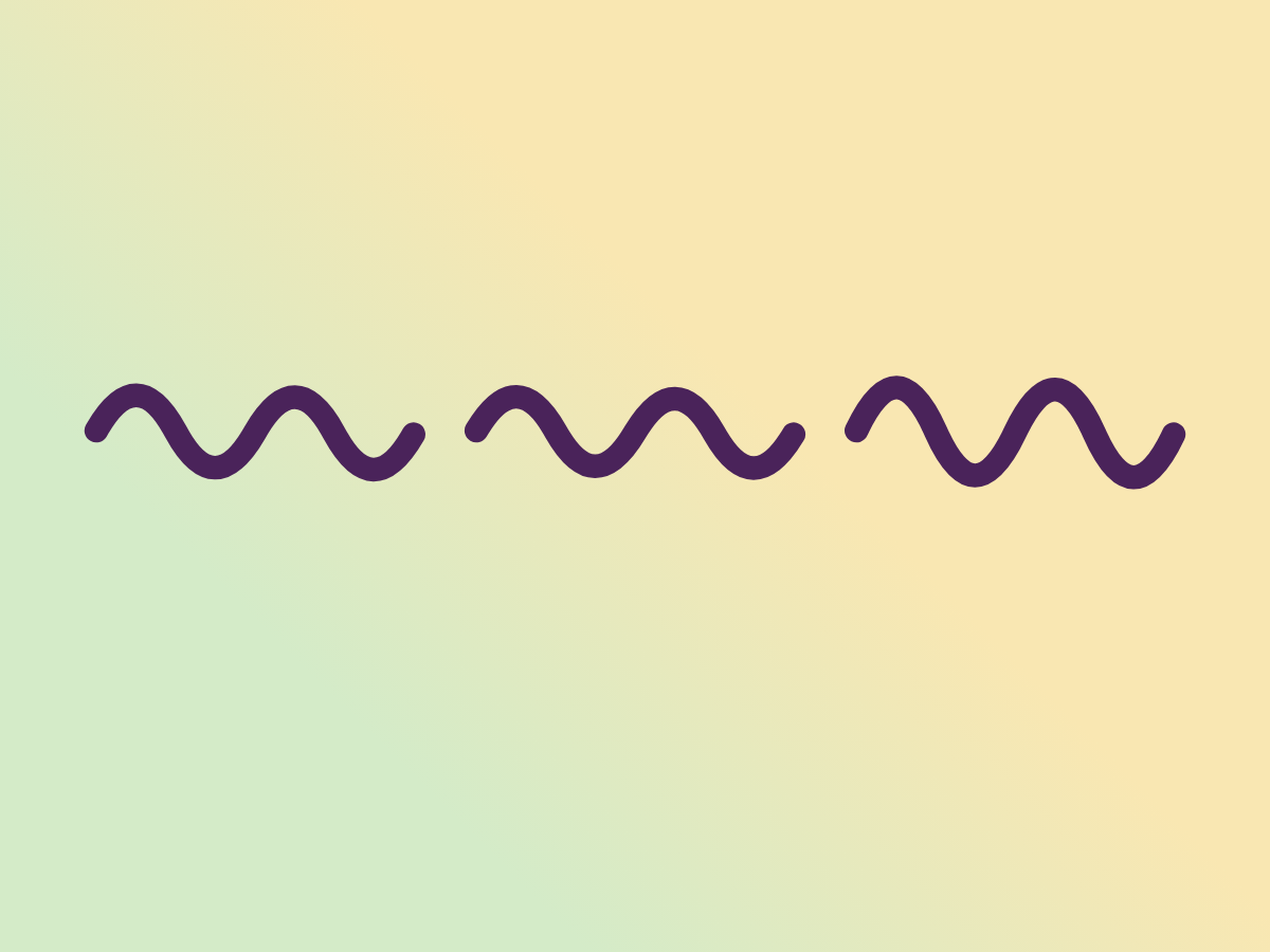 Stylized pastel sheep floating on a black background
